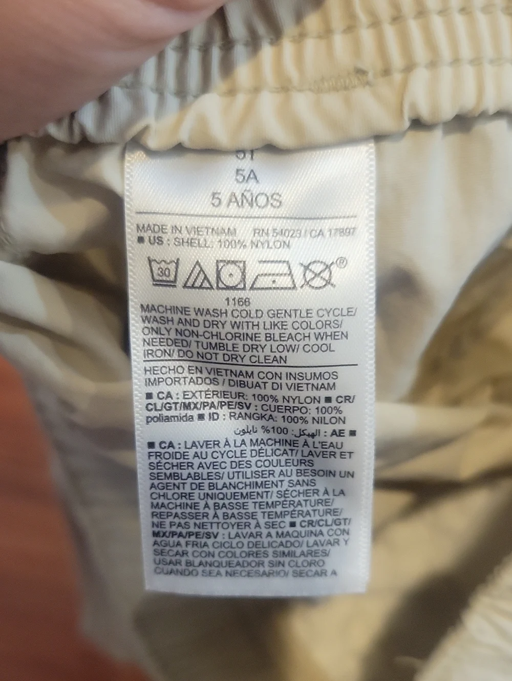 OLD NAVY Cargo Utility Pull-On Shorts Khaki Size 5T